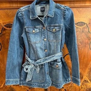 Gap Belted Denim Jacket
